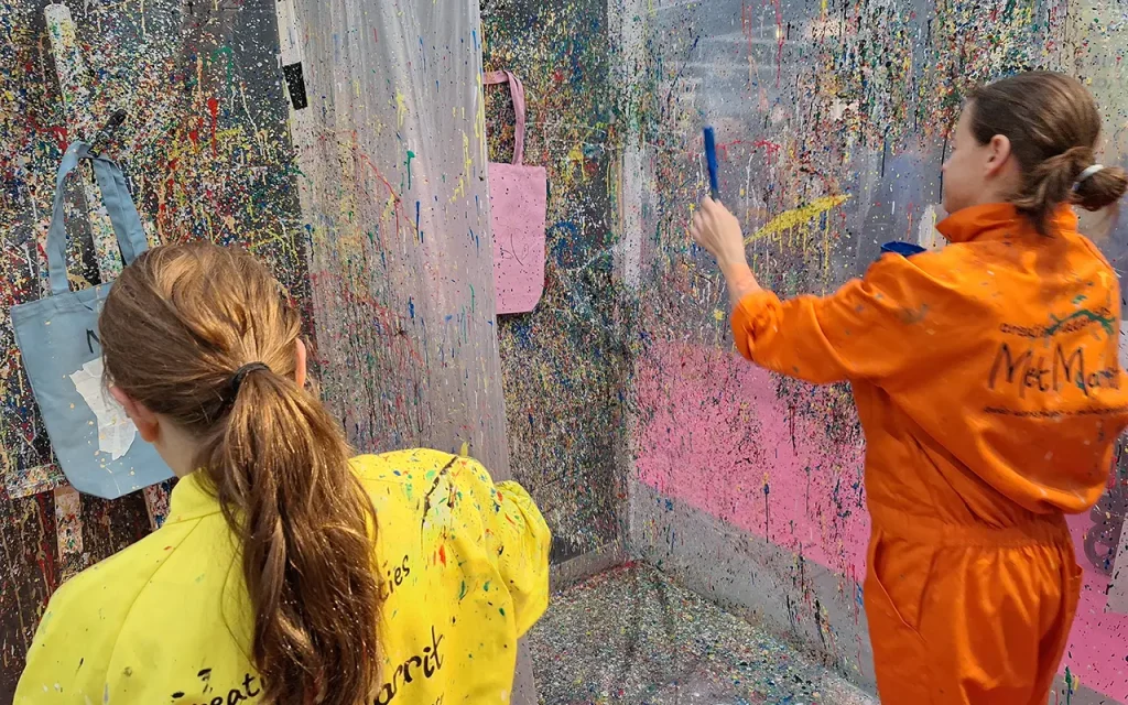 Art on the Bag – Action painting op je shopper